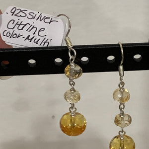 Riehl Artisans - Earrings - Multi-Color Citrine on .925 Silver #KD11