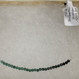 Riehl Artisans - Necklace - .925 Silver w/Indicolite Tourmaline, #KD16