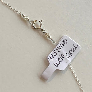 Riehl Artisans - Necklace - Welo Opal on .925 Silver, #KD19