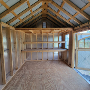 10x14 Garden Shed with 4