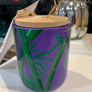 SALE - Riehl Artisans - Hand-Made Scented Candle - Purple Bamboo