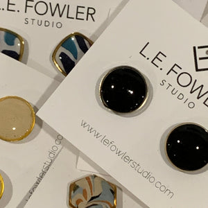 Riehl Artisans - Polymer Clay & Resin Stud Earrings